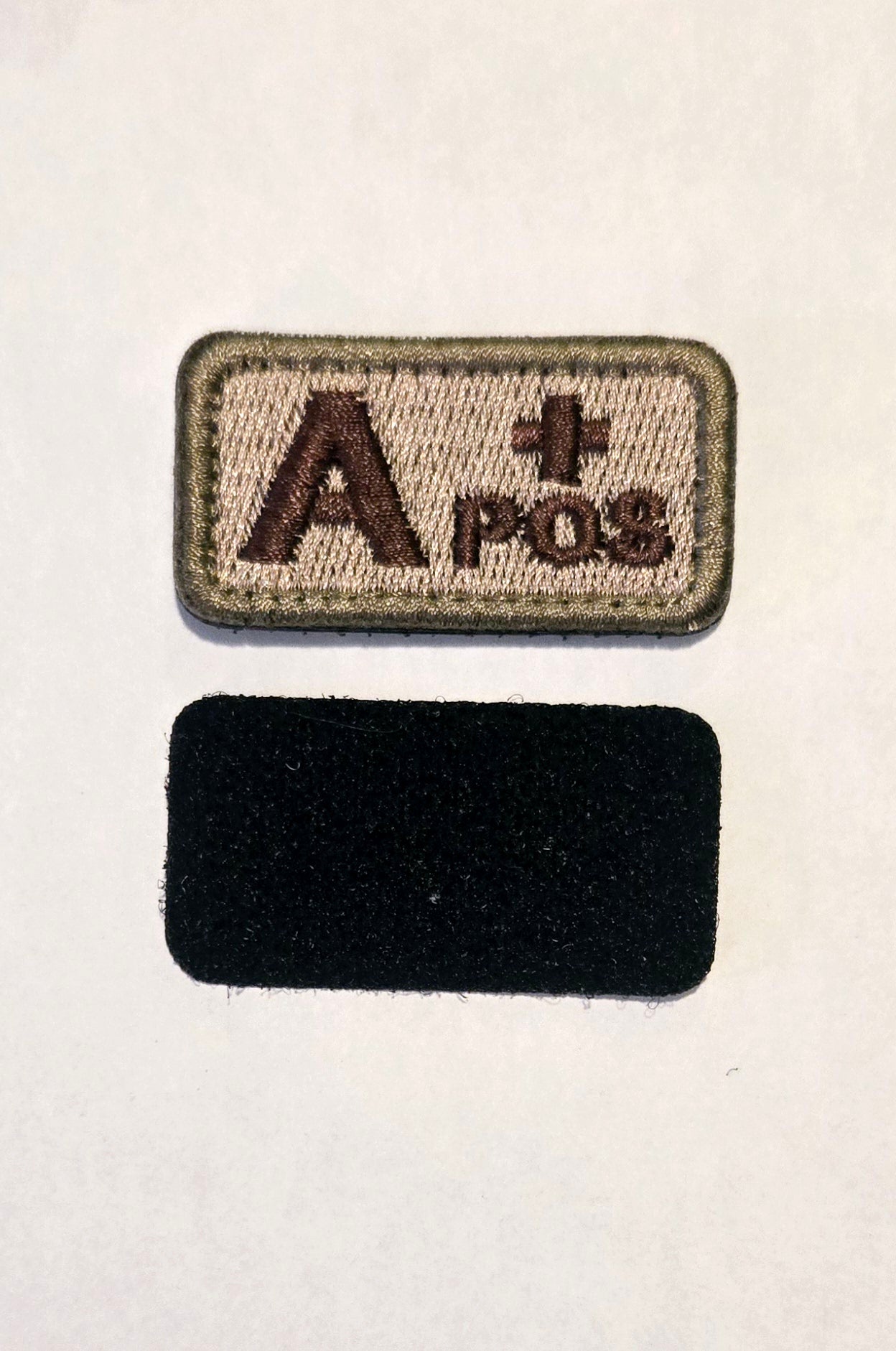 Blood Type Patches (velcro)